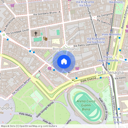 Via Domenico Balestrieri, Milan, Lombardy 20154