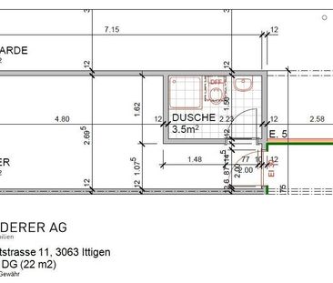 Modernes Studio an 22 m² im DG / 4. OG - Photo 5