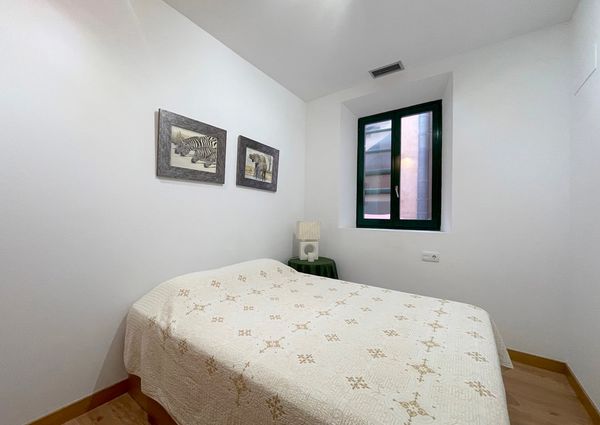 Apartamento amueblado de 3 dormitorios y 2 baños con patio en la Plaza de Cort, Palma.