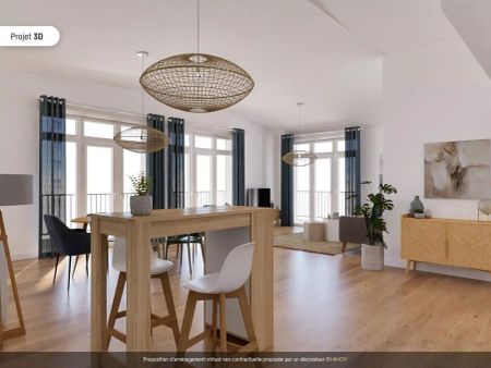 location Appartement T4 DE 102.8m² À COURBEVOIE - Photo 2