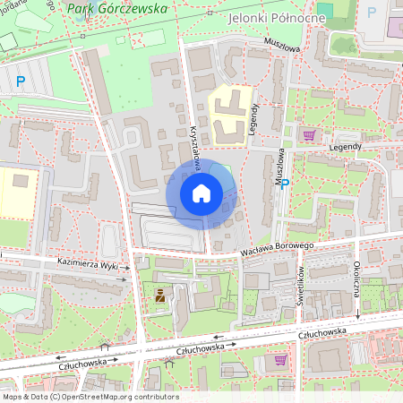 ul. Kryształowa, Jelonki Północne, Bemowo, Warszawa, mazowieckie