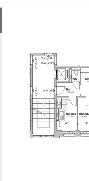 Appartement de 3 pièces au 4ème étage d'environ 64 m2 au 4ème étage. - Photo 1