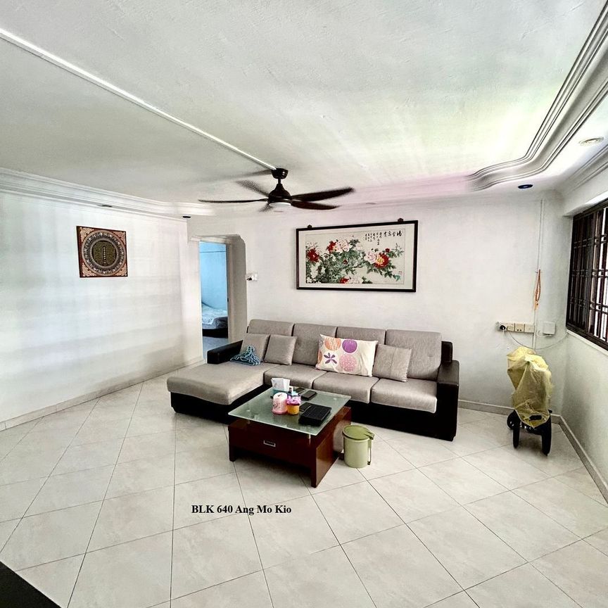 Blk 640 Yio Chu Kang Heights (Ang Mo Kio), HDB 4 Rooms - For Rent - Photo 1