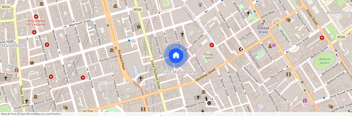 Foley Street, Fitzrovia, London, W1W