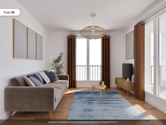 location Appartement T4 DE 80.3m² À BOBIGNY - Photo 1