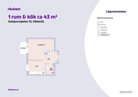 Gulsporregatan 13 E, Västerås - Foto 2