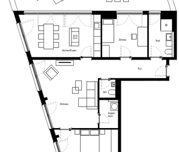 Exklusive 3,5-Zimmer-Penthousewohnung - Photo 2