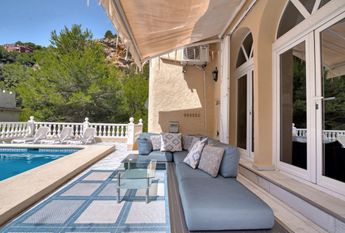 For rent villa with private pool near the beach in Cumbre del Sol, Benitachell