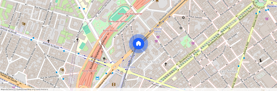 Rue Ruhmkorff et Boulevard Gouvion-Saint-Cyr 75017 Paris (17e arrondissement)