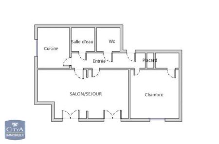 Appartement à louer 2 pièces 44.38m² - Photo 2