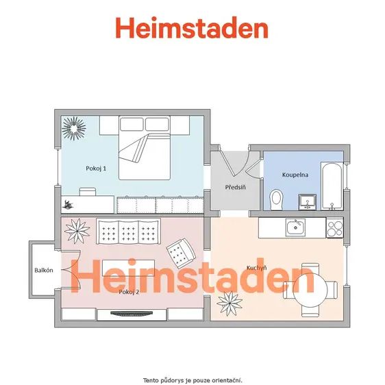 Pronájem bytu 2+1 49 m - Photo 1