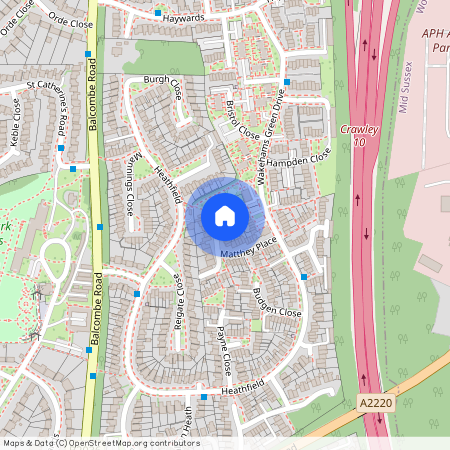 49 MATTHEY PLACE POUND HILL CRAWLEY WEST SUSSEX RH10 3XA