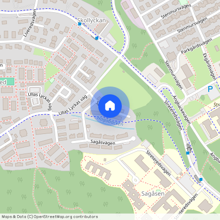 Sagåsvägen, Kållered