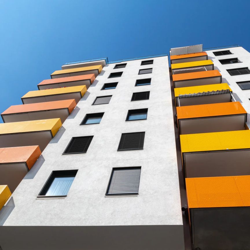 3-Zimmer-Wohnung mit großem Balkon und herrlicher Aussicht! Fußbodenheizung- und Temperierung! U6 Floridsdorf! - Foto 1