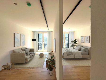 Smarte 1 1/2 Zimmer-Wohnung – Erstbezug in den DC Flats - zu mieten in 1220 Wien - Photo 2