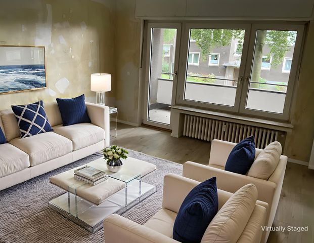 Tolle 3-Zimmer-Wohnung im Erdgeschoss mit Balkon in beliebter Lage von Vorhalle! - Photo 1