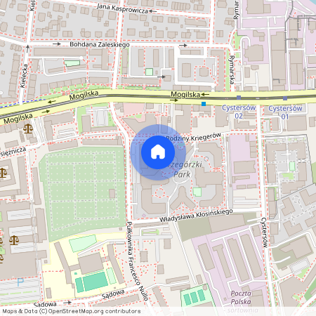 ul. płk. Francesco Nullo, Grzegórzki, Grzegórzki, Kraków, małopolskie