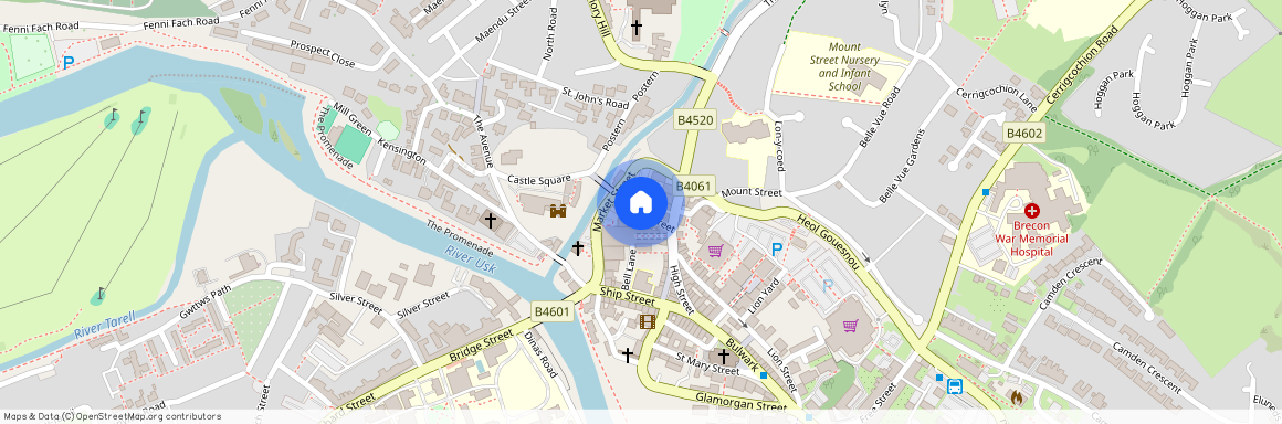 Castle Street, Brecon, LD3