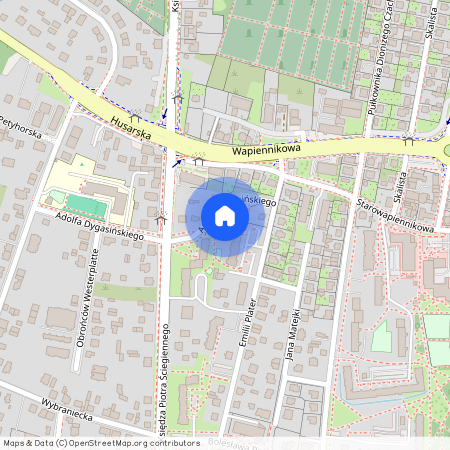 ul. Księdza Piotra Ściegiennego, Barwinek, Kielce, świętokrzyskie