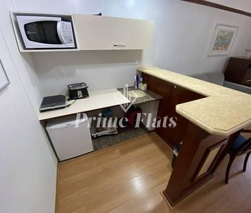 Flat Disponível Para Locação No Ninety Hotel, Com 33 m², 1 Dormitór... - Foto 5