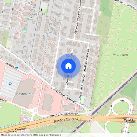 Prądnik Biały, Generała Mariana Kukiela, Kraków