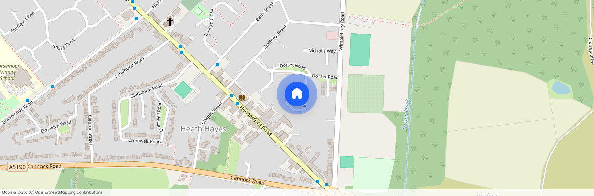 Kent Place, Cannock, Staffordshire, WS12