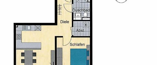 Neubau/Erstbezug: Modern geschnittene 2-Zimmer-Wohnung in zentraler Lage! - Photo 1