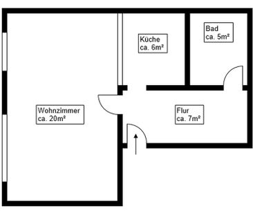 1 Raum-Wohnung - Photo 3