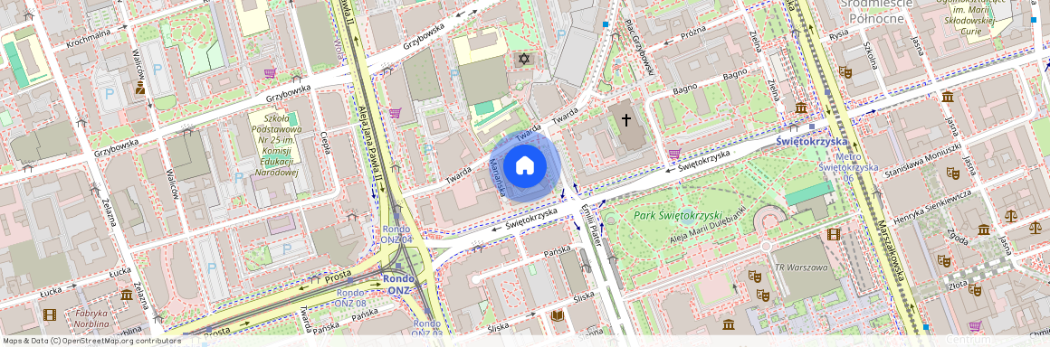 ul. Emilii Plater, Śródmieście Północne, Śródmieście, Warszawa, mazowieckie
