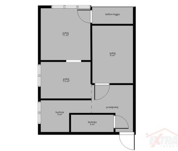 2 (3) pokoje wynajem Szczecin Drzetowo, balkon (436723) - Photo 2