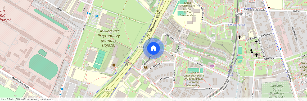 ul. Turkusowa, Winiary, Jeżyce, Poznań, wielkopolskie