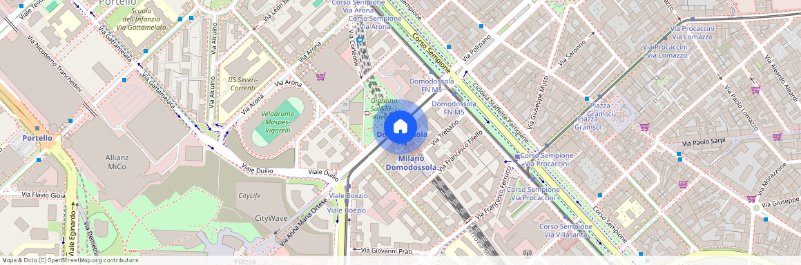 Via Domodossola, Milan, Lombardy 20145