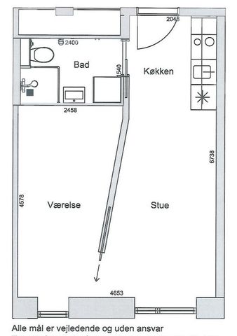 2-værelses studiebolig med altan - Photo 3