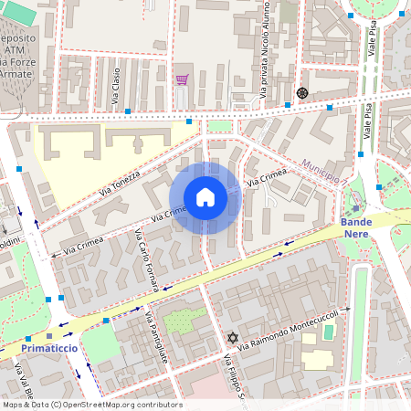 Milano, Via Privata Ludovico Cavaleri - Bande Nere