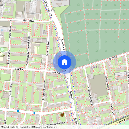 ul. Sporna, Doły, Bałuty, Łódź, łódzkie