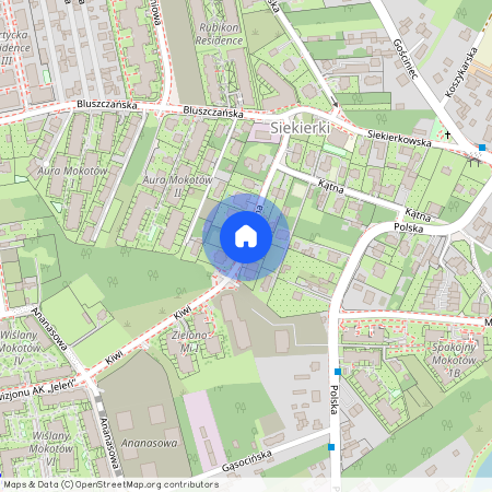 Warszawa, Mokotów, Warszawa, Mokotów, Kątna