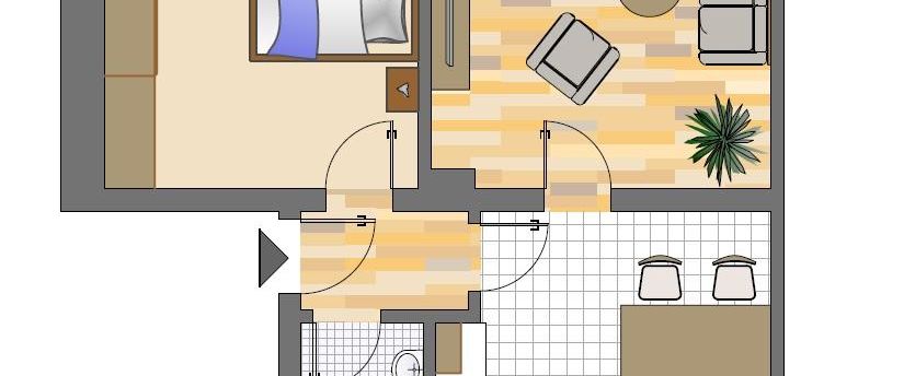 2-Zimmer-Wohnung in Herten Westerholt mit Laminat und Tapeten - Foto 1