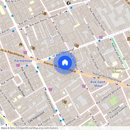 République 51, Avenue de la République, Paris