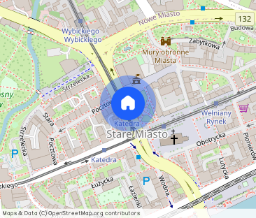 2pok 50m2 w ścisłym centrum, umeblowane. Okolice katedry. - Zdjęcie 1