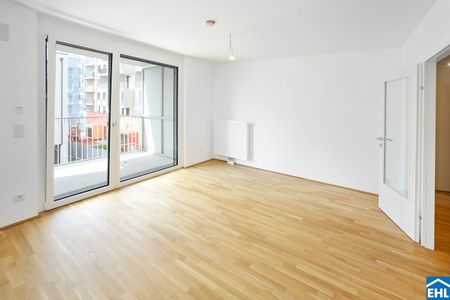 DER BALLON - 2-Zimmer-Wohnung mit Balkon im 22. Bezirk! - Foto 3