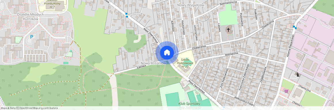 Aleja Zwycięstwa, Dąbrowa Górnicza M., Dąbrowa Górnicza, Ząbkowice