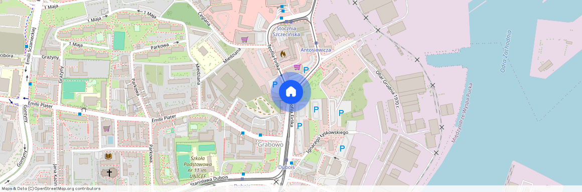 ul. Teofila Firlika, Drzetowo-Grabowo, Śródmieście, Szczecin, zachodniopomorskie