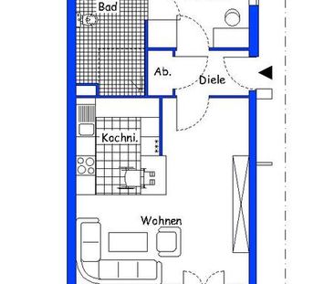 Für Senioren: geräumige 2-Zimmer-Wohnung in Stadtnähe - Photo 1
