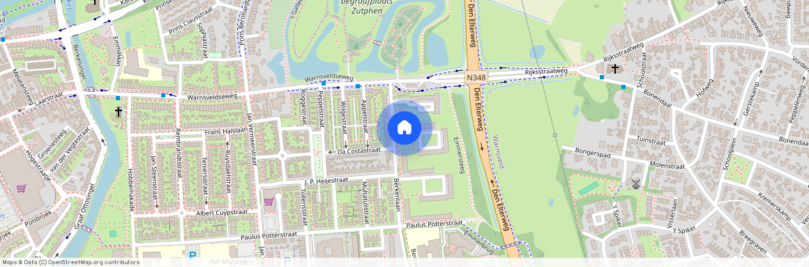 Warnsveldsewegkwartier-Noord, 7204 EC, Berkenlaan, Zutphen