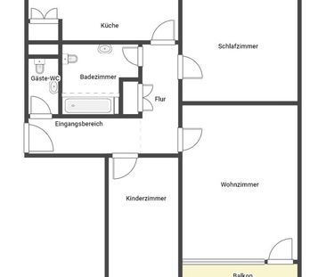 Demnächst frei! 4-Zimmer-Wohnung in Neustadt an der Weinstraße - Photo 4