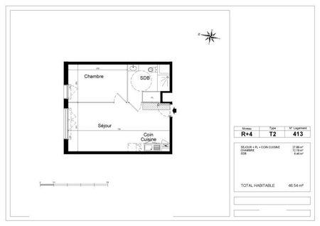 Location Appartement 2 pièces 46m² LUCE 28110 - Photo 4