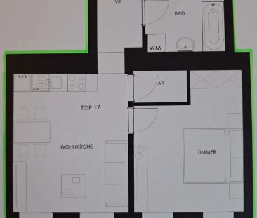 Senefeldergasse: Unbefristet - Sonnige 2 Zimerwohnung - Gute öffentliche Verkehrsanbindung - Foto 2