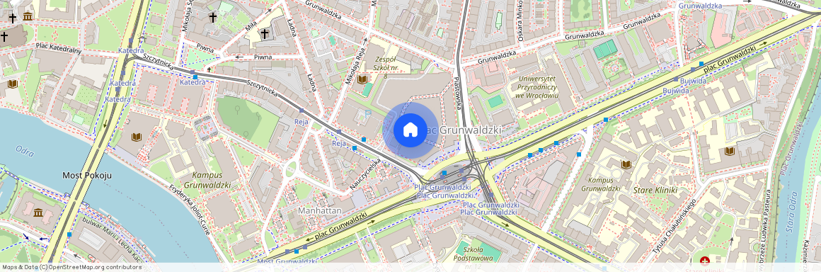 pl. Grunwaldzki, Plac Grunwaldzki, Śródmieście, Wrocław, dolnośląskie