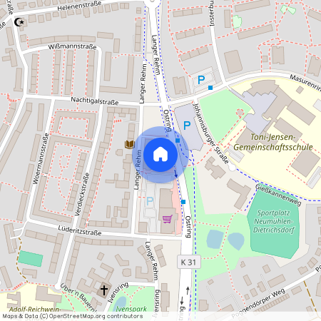 24149 Kiel - Neumühlen-Dietrichsdorf-Oppendorf