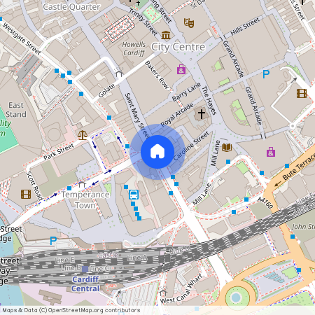 St Mary St, Cardiff CF10 1EB, UK - see more